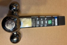 Reese Towpower 7039800 Versatile Universal Vehicle Triple Ball Tow Mount, Black