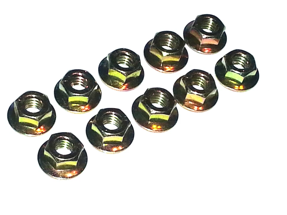 Parachoques de tablero de aire acondicionado GM Corvette Corvair Chevelle Camaro 1/4-20 tuercas 10 piezas MU Foto 2 de 4