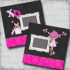 Valentine Pup - 2 Premade Scrapbook Pages - EZ Layout 5918