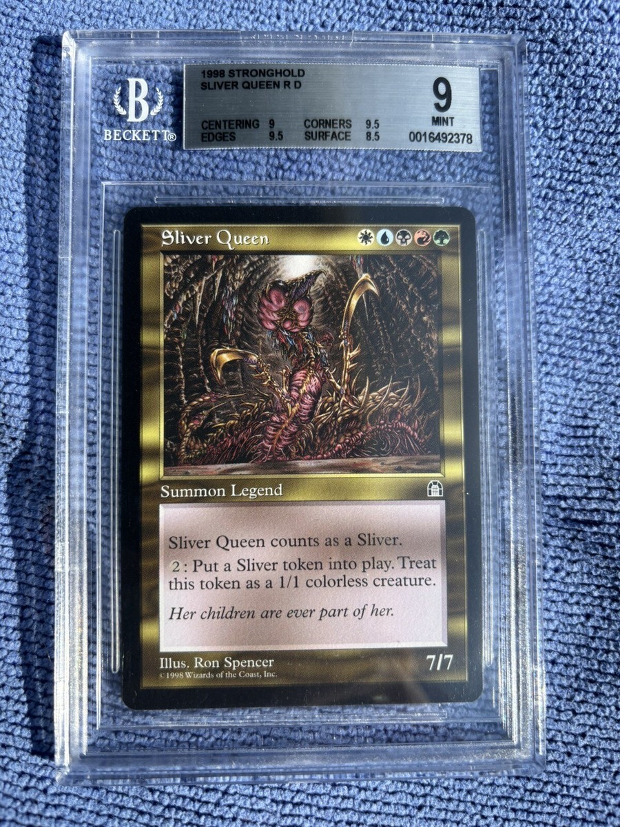 Sliver Queen, Stronghold, Graded (BGS 9, Basic ++) MTG