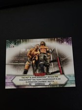 2021 Topps WWE Base Card #33 The Miz & John Morrison Retain the SmackDown Tag