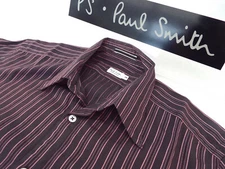 PAUL SMITH Mens MAINLINE Shirt 🌍 Size S (CHEST 36") 🌎RRP £195+📮AERATED STRIPE