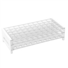 Plastic Test Tube Rack, 12-13mm, 50 Place, Karter Scientific 208V7 (Pack 10)