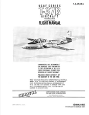 198 Page Cessna 1965 1967 T-37 T-37B Tweet T.O. 1T-37B-1 Flight Manual on CD