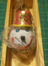 Jack in the Box Nutcracker Solider Red Hat Antenna Ball Ornament Sealed