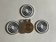 (3) Odyssey The #1 Putter On Tour 1" Coin Style Golf Markers With Bonus Hat Clip
