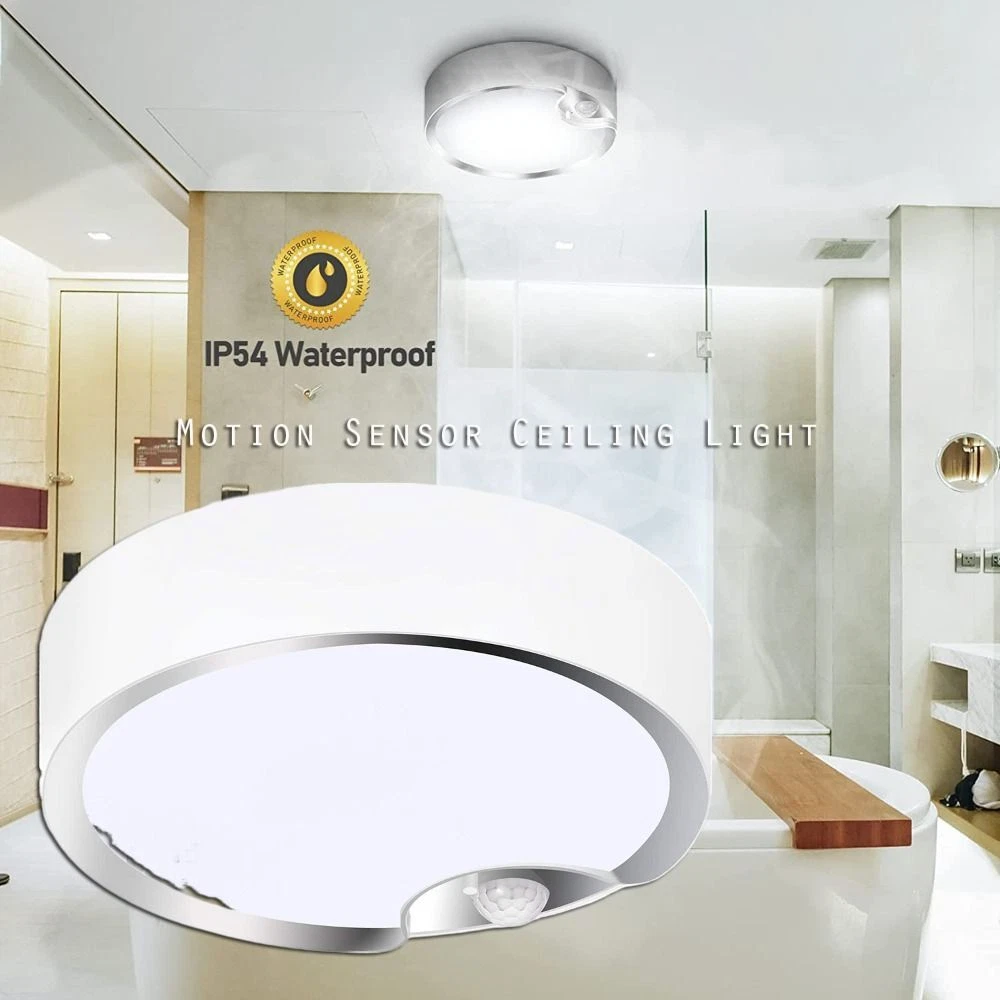 for Indoor Ceiling Light LED Ceiling Lights Motion Sensor Battery