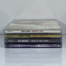 Lot Of 4 CD's Country WYNONNA KIX BROOKS SARA EVANS JAKE OWENS
