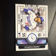 2026 Topps Series 1 Mookie Betts Los Angeles Dodgers Big Ticket Player #BTP-8