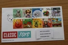 GB 2017 Classic Toys Full Set FDC Toys Hill Cancel Free UK P&P