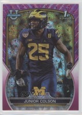 2022 Bowman U Chrome Fuchsia Mini-Diamond Refractor /150 Junior Colson #47 0hk3