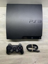 Sony PlayStation 3 PS3 Slim CECH-3001A 160GB Console - Tested w/Controller NICE
