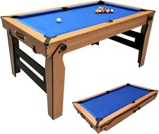 6 Fuß Schmal Klappbar Billardtisch Tragbar B...