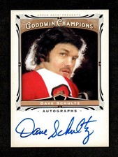 2013 Goodwin Champions DAVE SCHULTZ Philadelphia Flyers Enforcer Autograph 