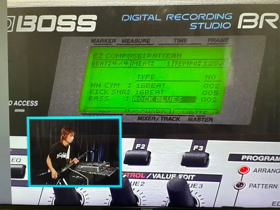 BOSS BR-1200CD Digital Multitrack Recorder 8-Track Studio Recorder Tested Japan - Image 2 of 4