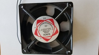 Axial Fan, 220/240 VAC 50/60 HZ .14 Amps 4.69'' x 4.69'' x 1.5''