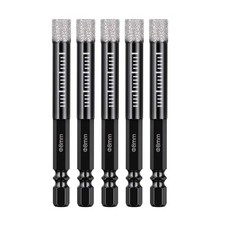 Dry Diamond Drill Bits For Porcelain Granite Tile Glass Ceramics Marble 5PCS