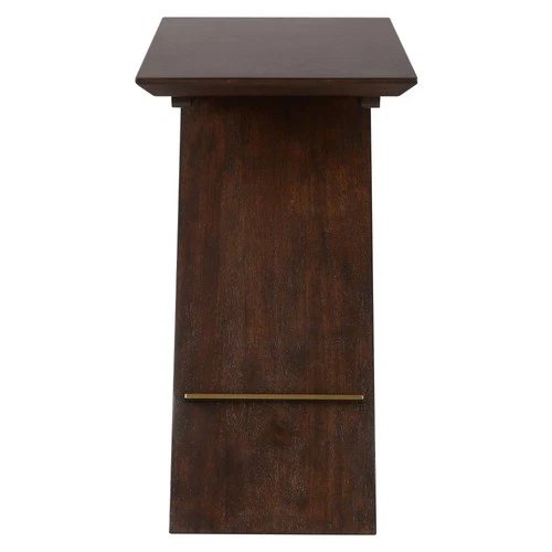 Uttermost 24096 Breakthrough 17"W Rubberwood and Stainless Steel - Brass - Picture 4 of 8