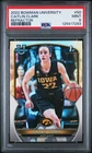 CAITLIN CLARK 2022 BOWMAN UNIV CHROME REFRACTOR ROOKIE RC #50 PSA 9 MINT FEVER!