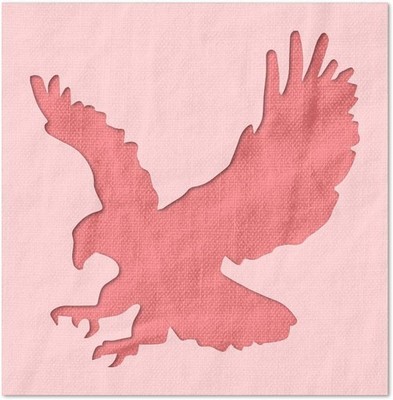 Landing Eagle Wall Art Reusable Plastic Stencil - StencilAir