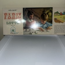 VTG "FARM LOTTO" Edu-Cards Game Learning Toy 1970 NOS Sealed