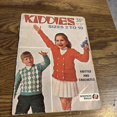 Kiddies Star book 227, American Thread ,Knitted and Crocheted