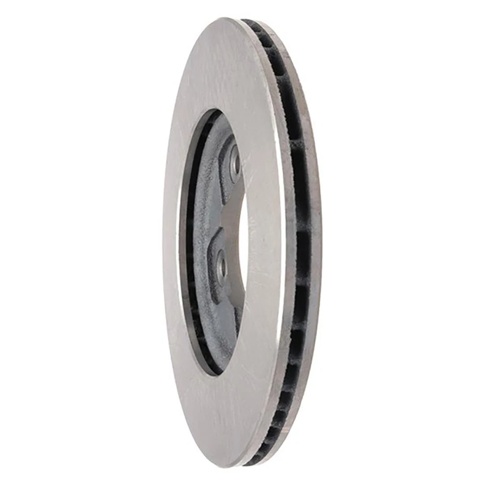 Kit de rotores de freno delanteros + pastillas metálicas y herrajes para Mazda 323 1986-1989 Foto 4 de 4