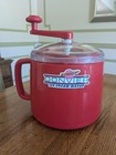 Donvier Premier Ice Cream Maker 1 Qt Red EUC