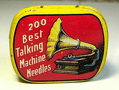 Rare Best Talking Machine Needles Tin 1920 Gramophone Phonograph Nadeldose #6