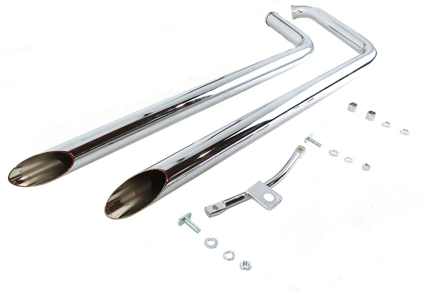 Juego de tubos de escape de escopeta de 40 pulgadas para Harley Davidson Foto 2 de 4