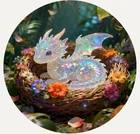 Hayleybug 1 oz Jelly Opal Hatchling silver Ruthenium w/ COA POP 5 Round #4