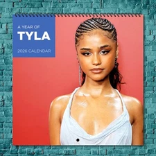 Tyla 2026 Wall Calendar, 12-Month Celebrity Photo Calendar