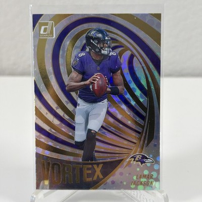 2022 Panini Donruss Vortex Lamar Jackson #VTX-3 NM Card Baltimore Ravens