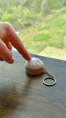 Bao Bun Clicker Keychain   Cute Dumpling Fidget  | 3D| Kawaii Pocket Clicker