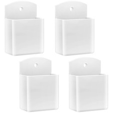 4pc Adhesive Remote Control Holder, Wall Mount TV Controller Holder, TV Remot...