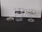 Vintage Pyrex Glass Flameware 6 Cup # 7826-B Percolator Coffee Pot/No Basket Lid