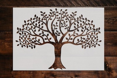 Reusable DIY Tree Stencil for Craft & Wall Painting - Nature Decor by StencilAir