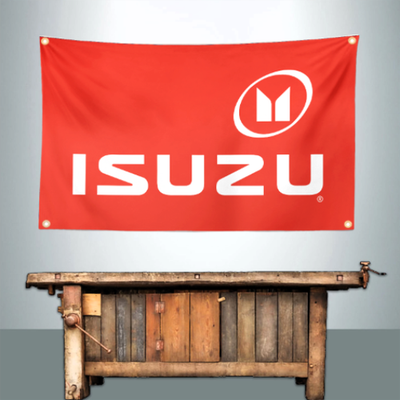 #ad ISUZU 3#x27; X 5#x27; BANNER FLAG $16.79