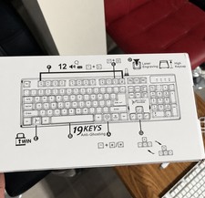 SKYTECH GAMING K-1000W Wired USB QWERTY Keyboard Illuminated Metal White/Grey