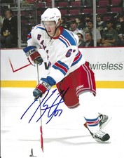 Former New York Rangers Star Marc Staal Autographed 8x10 W/COA