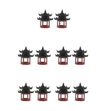  10 Pezzi Piccoli Ornamenti per Gazebo, Statua per Mini Gazebo, Decorativi