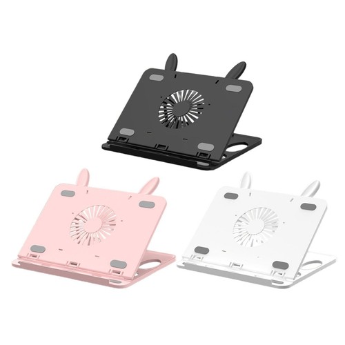 Support Ordinateur Portable pour Bureau Multifonction Portable avec Base Pivotante 360 Degrés - Photo 2/21