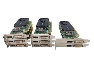 Lot of 8 NVIDIA Quadro K620 2GB DDR3 Graphics Card (6x L/Profile, 2x H/Profile
