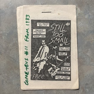 Cometbus #11 Still Too Small 1983 zine Crimpshrine Code of Honor Berkeley RARE