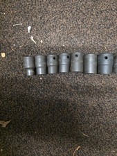 Mac Tools USA 16Pc 1/2" Dr 6pt Metric Impact Sockets