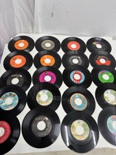Lot of 20 Vintage 45 RPM Records Rock Country Pop Oldies Mixed Vinyl Singles 5