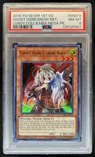 2018 Yu-Gi-Oh Legendary Kaiba 1st Ghost Ogre & Snow Rabbit #LCKC-EN078 PSA 8