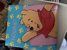 Hallmark Disney Winnie The Pooh Picture Photo Album Scrap book with Insert Pages