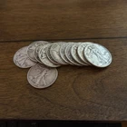 Silver Walking Liberty Half Dollars Lot Of 12