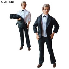 High Quality Formal Business Suit For 12" Boy Dolls Outfits Shirt Pants Coat 1/6